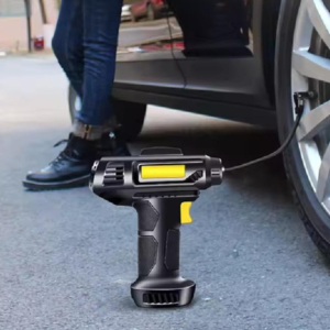 Kompakt analóg akkumulátoros autókompresszor – szivargyújtó tápellátás 10 bar nyomás, 12V motor 18 liter/perc levegőkapacitás (BBJH) - Image 8