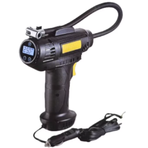 Kompakt digitális akkumulátoros autókompresszor – 10 bar nyomás, 72W motor, LED lámpával és 18 liter/perc levegőkapacitás (BBJH) - Image 6