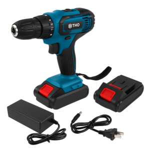 THO lítium akkumulátoros fúrógép-csavarozó – 48V, dupla akku, praktikus kofferben M-9022 (FX) (BBD) - Image 9