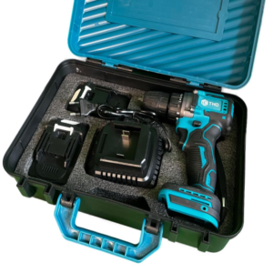 THO lítium akkumulátoros fúrógép-csavarozó – 48V, dupla akku, praktikus kofferben M-9022 (FX) (BBD) - Image 7