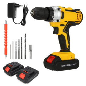 Weber akkus fúró- és csavarbehajtó – erős, hordozható lítium-Ion fúrógép 2 akkumulátorral  MD-21V (FX) (BBJH) - Image 6