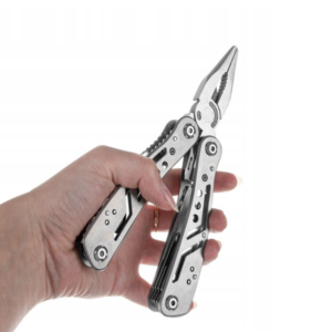 13 az 1-ben többfunkciós kemping szerszám – kés, csavarhúzó, fűrész és egyéb hasznos eszközök (BBL) - Image 7