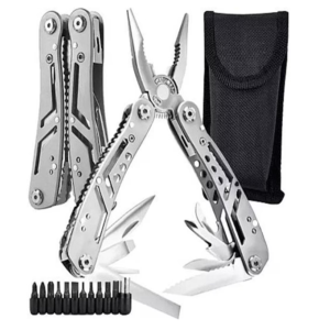 13 az 1-ben többfunkciós kemping szerszám – kés, csavarhúzó, fűrész és egyéb hasznos eszközök (BBL) - Image 8