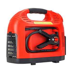 4 az 1-ben hordozható autóakkumulátor-indító és légkompresszor – 12V, 900A csúcsáram, 260 PSI, USB töltőporttal HH399 (BBA) - Image 6