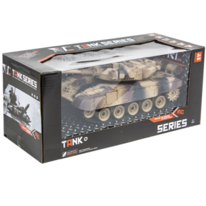 4 irányú távirányítós harci tank játék – forgó toronnyal, zenével és LED világítással, masszív kialakítás XJ13-6 (BBJ) - Image 4