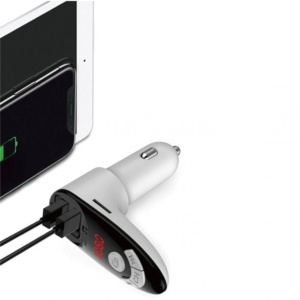 C8 prémium Bluetooth 5.0 autós FM transmitter – kihangosító, MP3 lejátszó, távirányítóval és 2 USB porttal (BBV) - Image 6