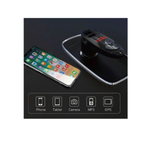 C8 prémium Bluetooth 5.0 autós FM transmitter – kihangosító, MP3 lejátszó, távirányítóval és 2 USB porttal (BBV) - Image 3