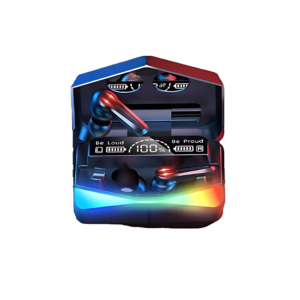 DAMIX M28 TWS vezeték nélküli gamer fülhallgató – Bluetooth kapcsolat, LED kijelzős töltőtokkal (BBD) - Image 4