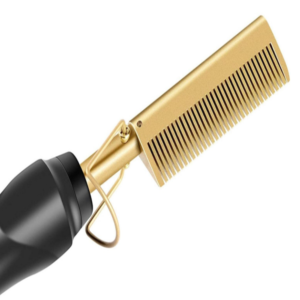 Elektromos hajkiegyenesítő fésű – állítható hőmérsékletű kerámia bevonatú simítóeszköz a gyors és tartós hajegyenesítéshez KOS20004 (BBD) - Image 4