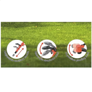 Erőteljes Flinke elektromos szegélynyíró 550W – precíz 30 cm-es vágási szélességgel FKELEK-2211 (BBD) - Image 4