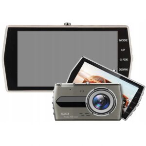 FHD autós DVR menetrögzítő kamera – széles látószög, 4” kijelző, FULL HD felvétel (BBV) - Image 3