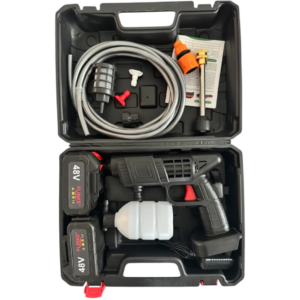 Flinke 48V akkumulátoros magasnyomású mosó pisztoly kofferben - hordozható tisztítórendszer FKTP-2500 (BBL) - Image 3