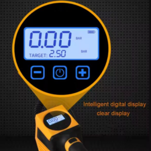 Flinke 48V akkumulátoros autókompresszor – 150 PSI hordozható légpumpa LED világítással, multifunkciós adapterrel és flexibilis tömlővel FK8049 (BBA) - Image 3