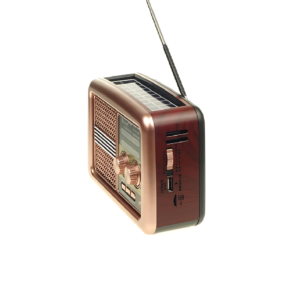 GOLON vintage stílusú napelemes rádió – Bluetooth, USB, hordozható kivitel RX-BT3600S (BBD) - Image 3