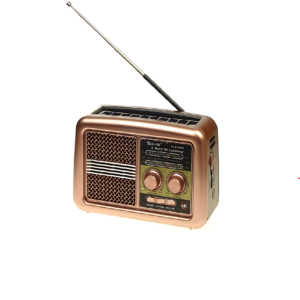 GOLON vintage stílusú napelemes rádió – Bluetooth, USB, hordozható kivitel RX-BT3600S (BBD) - Image 5