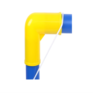 Gyerek floorball készlet focikapuval – 2 ütővel, mini labdával és kiegészítőkkel beltéri és kültéri játékhoz AZL898 (BBJ) - Image 3