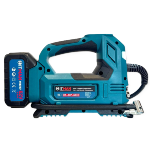 Hitman 62V akkumulátoros kompresszor – hordozható légkompresszor autó- és kerékpárgumik felfújásához HT-ACP-6831 (BBD) - Image 5