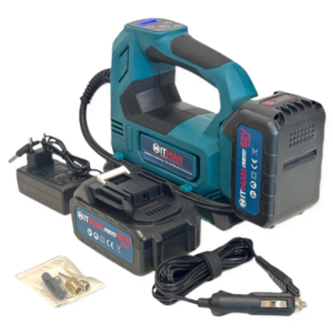 Hitman 62V akkumulátoros kompresszor – hordozható légkompresszor autó- és kerékpárgumik felfújásához HT-ACP-6831 (BBD) - Image 6