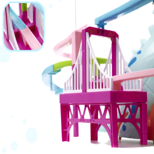 Interaktív dinoszauruszos játékpálya gyerekeknek – zenélő, színes elektromos pálya dinoszaurusz figurákkal 616-70 (BBJ) - Image 6