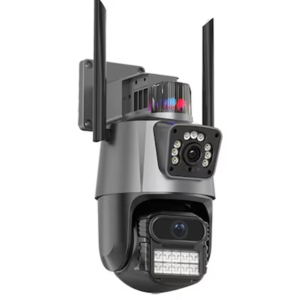 Kültéri Wi-Fi IP Kamera 6MP – dupla lencse, beépített sziréna, éjjellátó,IP67, automatikus követés biztonsági kamera (BBD) - Image 4