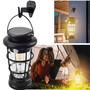 Kültéri LED kempinglámpa napelemes töltéssel – mozgásérzékelő, alkonyati automatikával és Type-c töltéssel KOS-31041 (THM) - Image 4