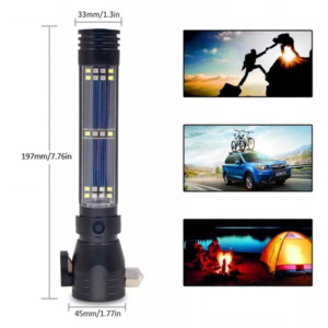 Multifunkciós napelemes zseblámpa beépített powerbankkal és telefontöltő funkcióval (BBL) - Image 4