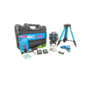 Professzionális Hitman GLS-2416LD 4D szintező lézer – dupla 5V max akkumulátor + állvány 2416LD (THM) - Image 8