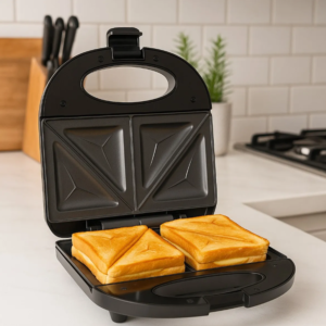 Sovio szendvicssütő tapadásmentes bevonattal – könnyű tisztítás, ropogós szendvicsek S-30S (BBD) - Image 3