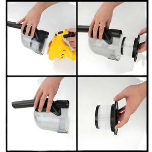 THO Lux vezeték nélküli porszívó – dupla akkumulátorral, 3 cserélhető fejjel M-2089 (BBD) - Image 3