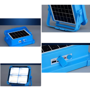 UXI hordozható napelemes LED lámpa – vészvilágítás és powerbank funkcióval BL-911 (BBD) - Image 8