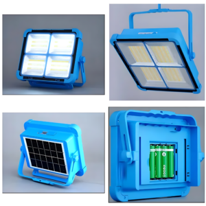 UXI hordozható napelemes LED lámpa – vészvilágítás és powerbank funkcióval BL-911 (BBD) - Image 9