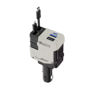 Univerzális autós gyorstöltő 66W – 4 az 1-ben töltő, kihúzható kábelek, USB, Type-C és iPhone csatlakozóval, intelligens védelemmel (BBJH) - Image 7