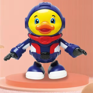Interaktív űrhajós kacsa – világító és hangot adó asztronauta játékfigura gyerekeknek (BBJ) - Image 6