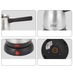 Winning Star hordozható elektromos török kávéfőző – rozsdamentes acél kivitel, kompakt és praktikus kávéfőző ST-9895 (BBD) - Image 3