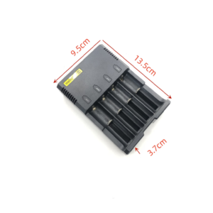 i4 Li-Ion akkumulátor töltő – univerzális intelligens töltőkészülék 4 férőhellyel, IMR/Li-ion akkukhoz (BBD) - Image 3