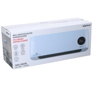 Alpina fali fűtőtest – PTC kerámia fűtőelemmel, 1000–2000 W (EDC) - Image 9