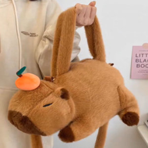 Capybara gyermek 35 cm – aranyos kézitáska és oldaltáska óvodába, iskolába (BBE) - Image 5