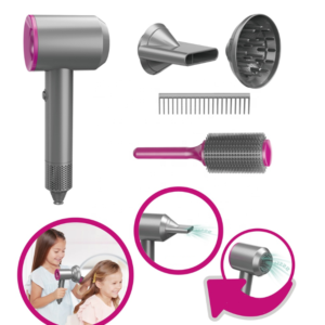 Delux supersonic Játék Hajszárító – interaktív, elemes szépségápolási készlet gyerekeknek (BBJ) - Image 10