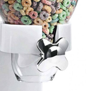 Dupla tartályos műzli- és gabonapehely adagoló – praktikus reggeli tároló és önkiszolgáló dispenser konyhába (BLLV) - Image 7