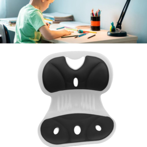 Ergonomikus tartásjavító deréktámasz – székre helyezhető háttámla hátfájás enyhítésére és testtartás javítására, irodába és autóba (BBM) (FX) - Image 5