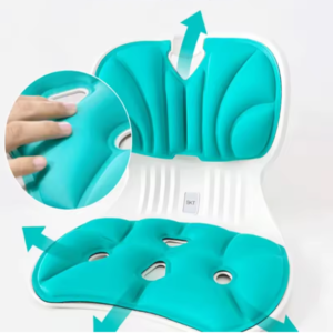 Ergonomikus tartásjavító deréktámasz – székre helyezhető háttámla hátfájás enyhítésére és testtartás javítására, irodába és autóba (BBM) (FX) - Image 8