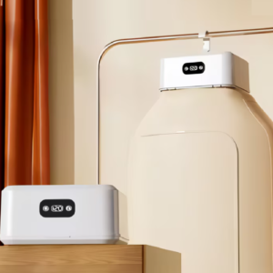 Hordozható elektromos meleglevegős ruhaszárító – kompakt, összecsukható szárítógép 10 kg szárító kapacitás (BBM) - Image 6