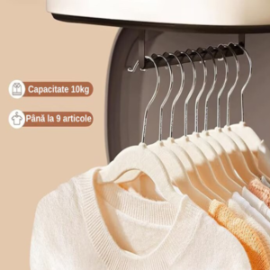 Hordozható elektromos meleglevegős ruhaszárító – kompakt, összecsukható szárítógép 10 kg szárító kapacitás (BBM) - Image 7