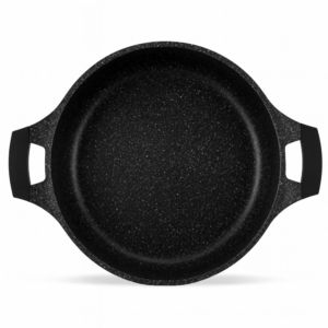 Royalty Line márványbevonatú 44 cm átmérőjű 23,4L kapacitású lábas – nagyméretű tapadásmentes főzőedény üvegfedővel RL-BS44ML (BBA) - Image 3