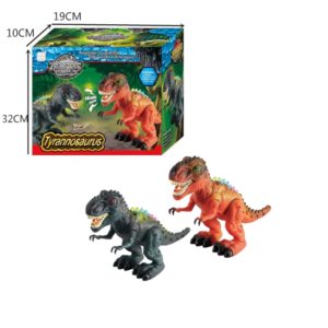 Tyrannosaurus Rex interaktív játékfigura – 30 cm-es mozgó dinoszaurusz hang- és fényhatásokkal (BBJ) - Image 14