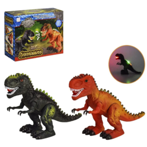 Tyrannosaurus Rex interaktív játékfigura – 30 cm-es mozgó dinoszaurusz hang- és fényhatásokkal (BBJ) - Image 4