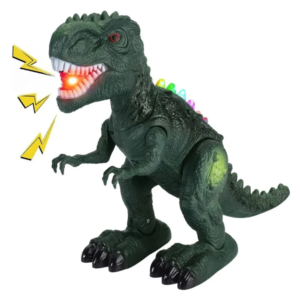 Tyrannosaurus Rex interaktív játékfigura – 30 cm-es mozgó dinoszaurusz hang- és fényhatásokkal (BBJ) - Image 11