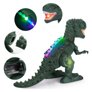 Tyrannosaurus Rex interaktív játékfigura – 30 cm-es mozgó dinoszaurusz hang- és fényhatásokkal (BBJ) - Image 12