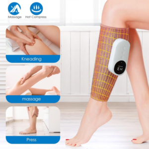 Vezeték nélküli elektromos láb- és vádlimasszírozó – 3 intenzitásfokozattal, vérkeringés serkentésére és izomfájdalom csillapítására- 1db (BBM) - Image 7