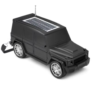 Vezeték nélküli sumker Mercedes G63 napelemes Bluetooth autós hangszóró LED lámpával – HF-F88 (THM) - Image 10